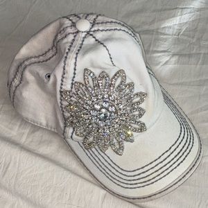 Olive and pique bling western cap